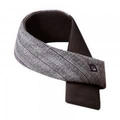 彩虹 电热围脖充电智能发热围巾颈部保暖加热取暖器热敷男生日礼物女 约80*11cm黑色 单位：条