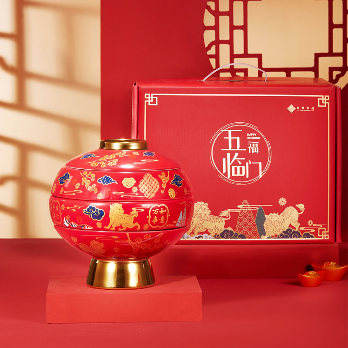 共禾京品 五福临门团圆餐具