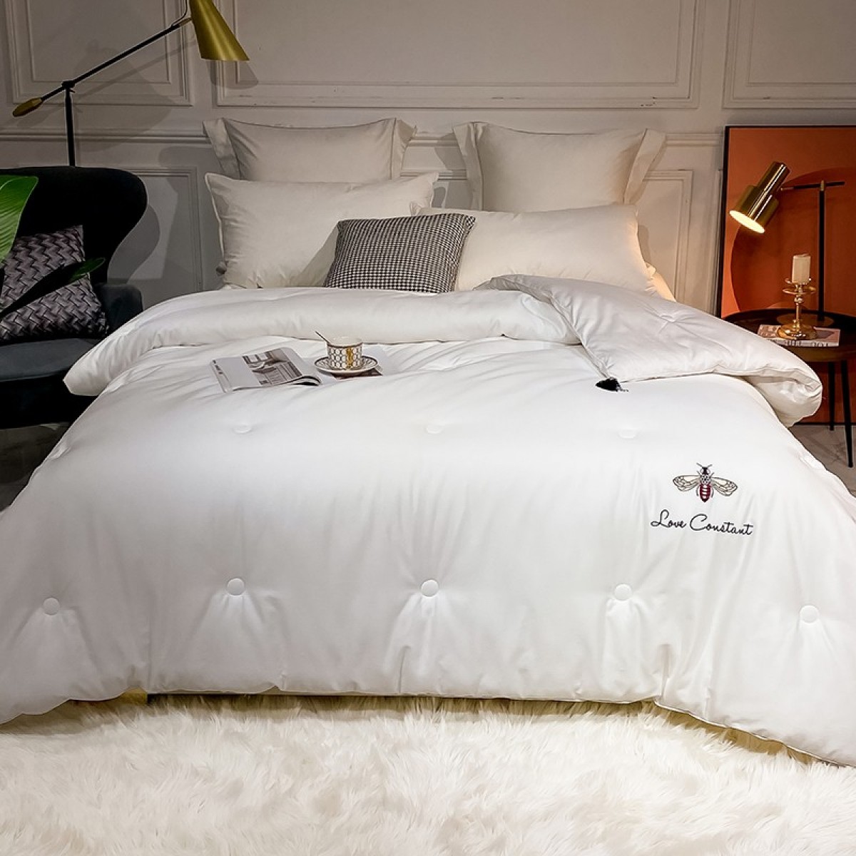 伊伊爱 BZ0HJC2100370蜜蜂被子200*230cm总重6斤