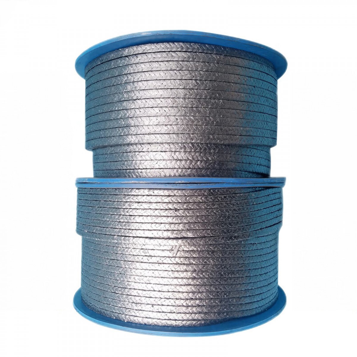 东方红 工百利 石墨盘根高压柔性密封垫圈耐高温膨胀镍丝增强石棉条阀门填料环绳 纯石墨级30*30mm-1米 单位：卷