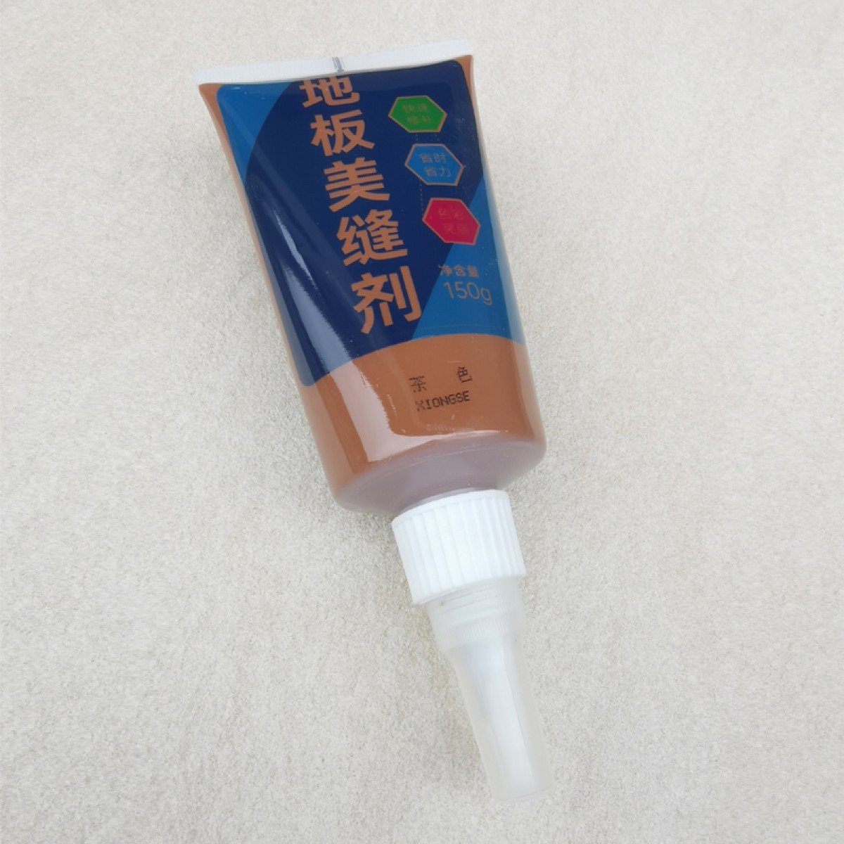 帝致 木地板美缝剂木地板缝隙修补膏填缝剂地板接缝填充补缝膏木器家具腻子膏木器修补膏复合地板防尘防水抗裂 150g枫木色 1支 单位：支