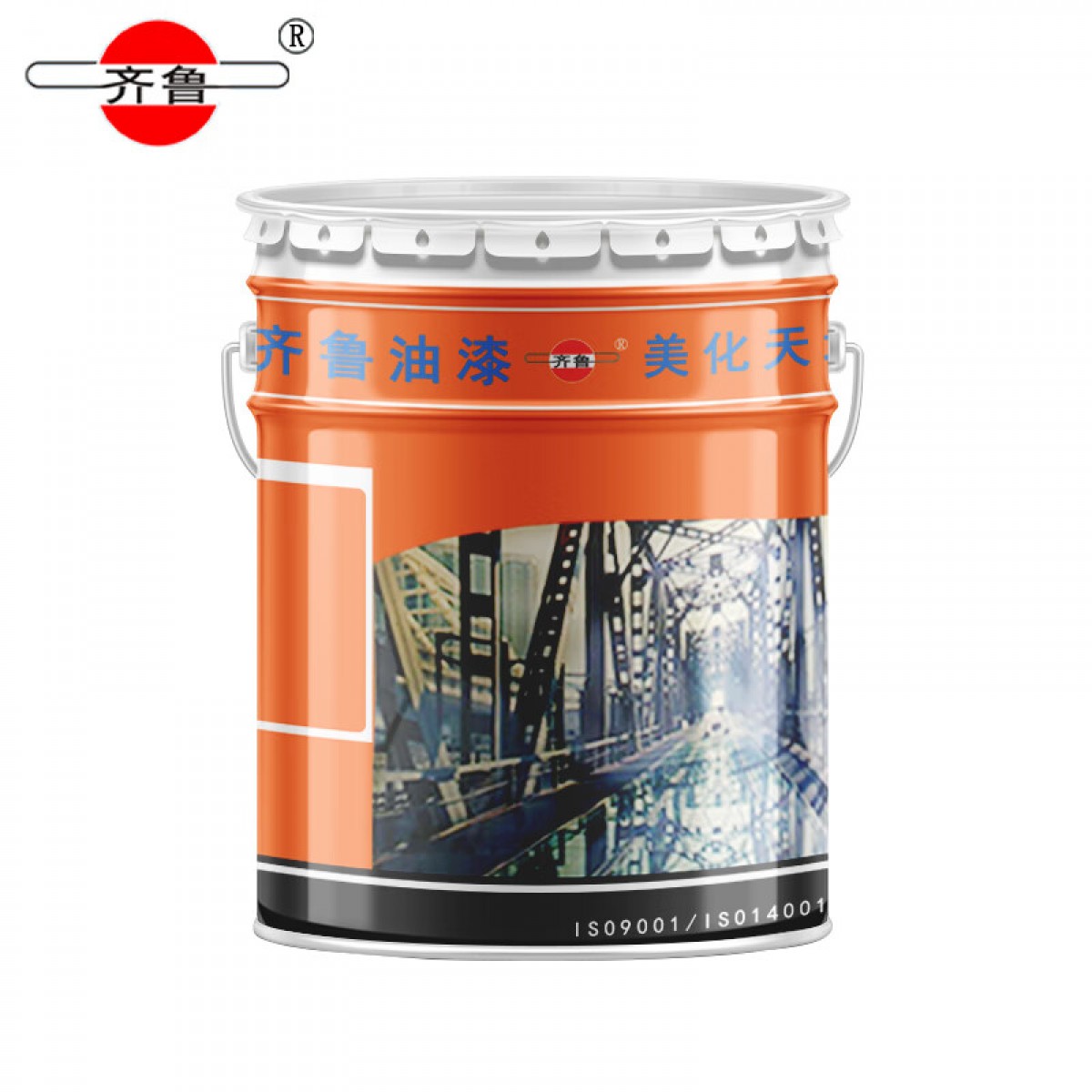 齐鲁 油漆 铁红醇酸防锈漆 底漆2kg/桶 金属漆哑光漆工业防腐漆 单位：桶