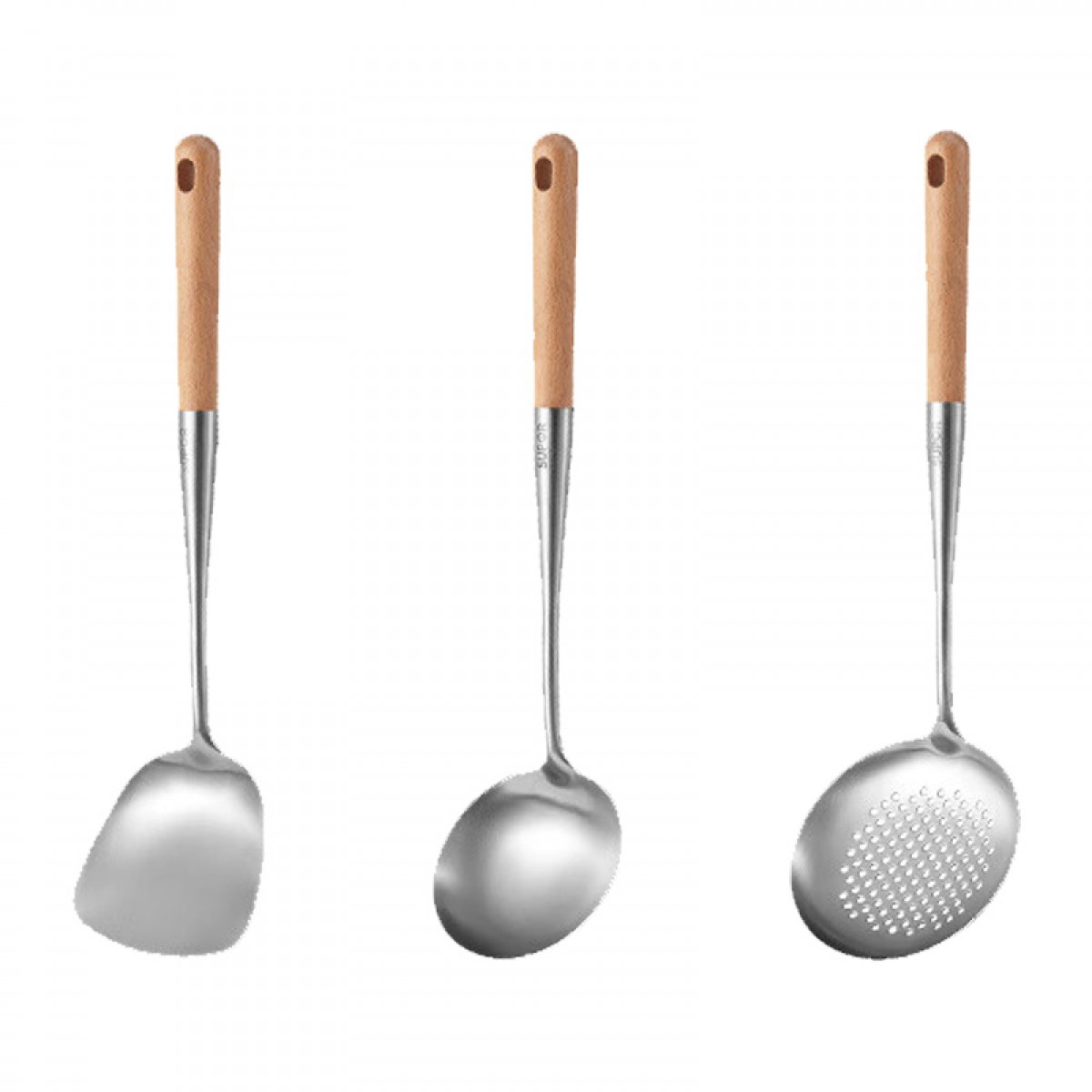 苏泊尔SUPOR 铲勺锅铲漏勺汤勺锅铲套装炒菜铲不粘锅铁锅厨具 TK23009E 单位：套