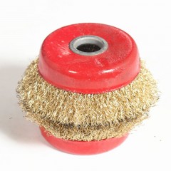 工途 碗型钢丝轮金属除锈机用钢丝刷角磨机打磨扭丝轮100打磨轮手磨机 升级150型【内径22MM】 单位：个