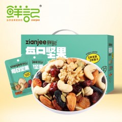 鲜记 每日坚果600g/盒 每日坚果30天装600g*1盒 单位：盒