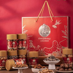 鲜记 全球坚果鲜旅1.3kg 坚果炒货 休闲零食团购送礼佳品 单位：盒