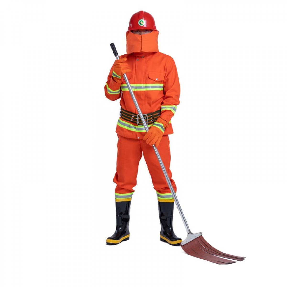 浙安 【四号扑火工具红色胶皮】三号打火拖把森林防火工具2号钢丝打火鞭四号消防橡胶打火把 单位：把