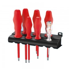 邦耀工具 高压电工维修防滑平口起子 十字/一字测电笔7件套 单位：套