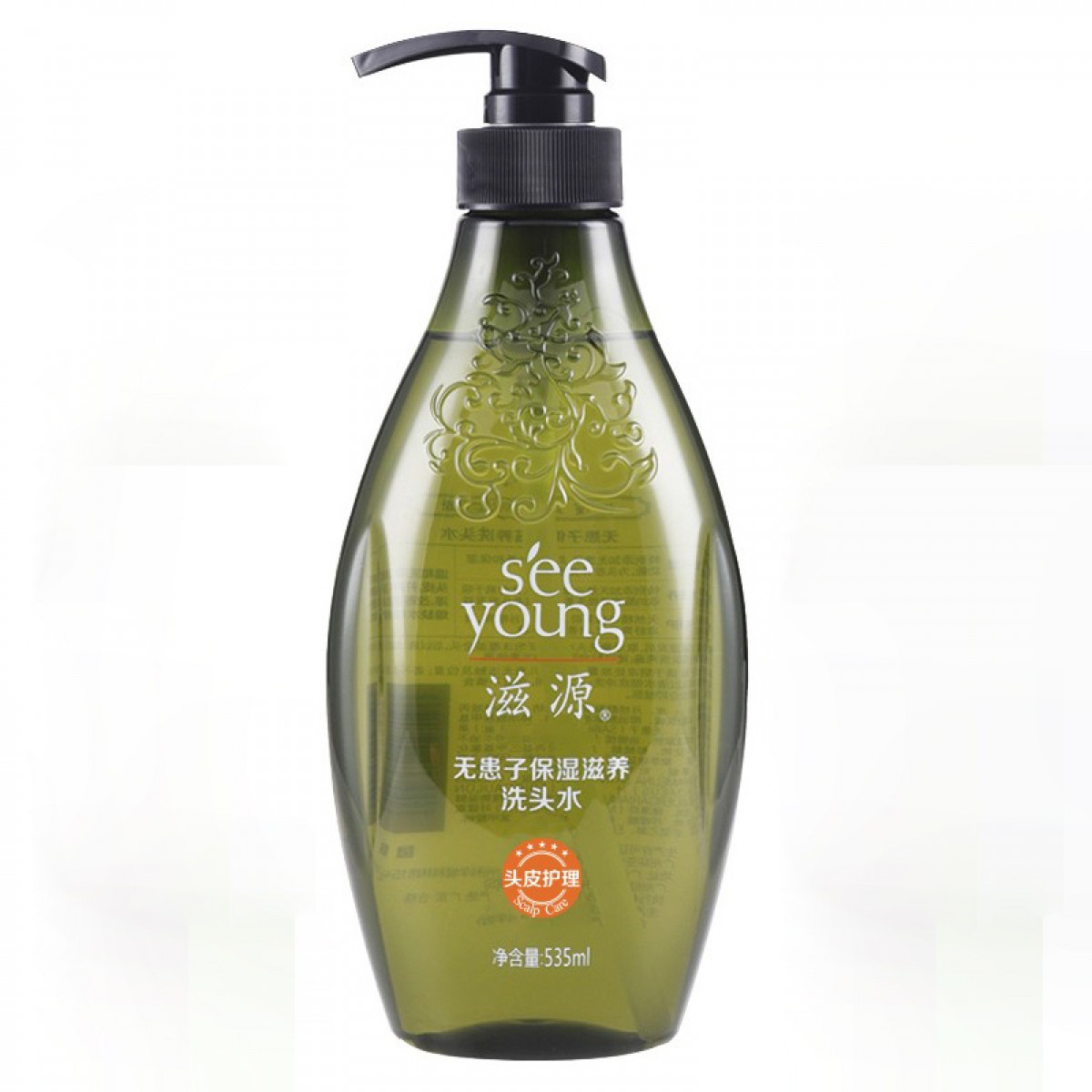 滋源 无患子保湿滋养洗发水无硅油补水柔顺防毛躁洗头水中干性535ml 单位：瓶
