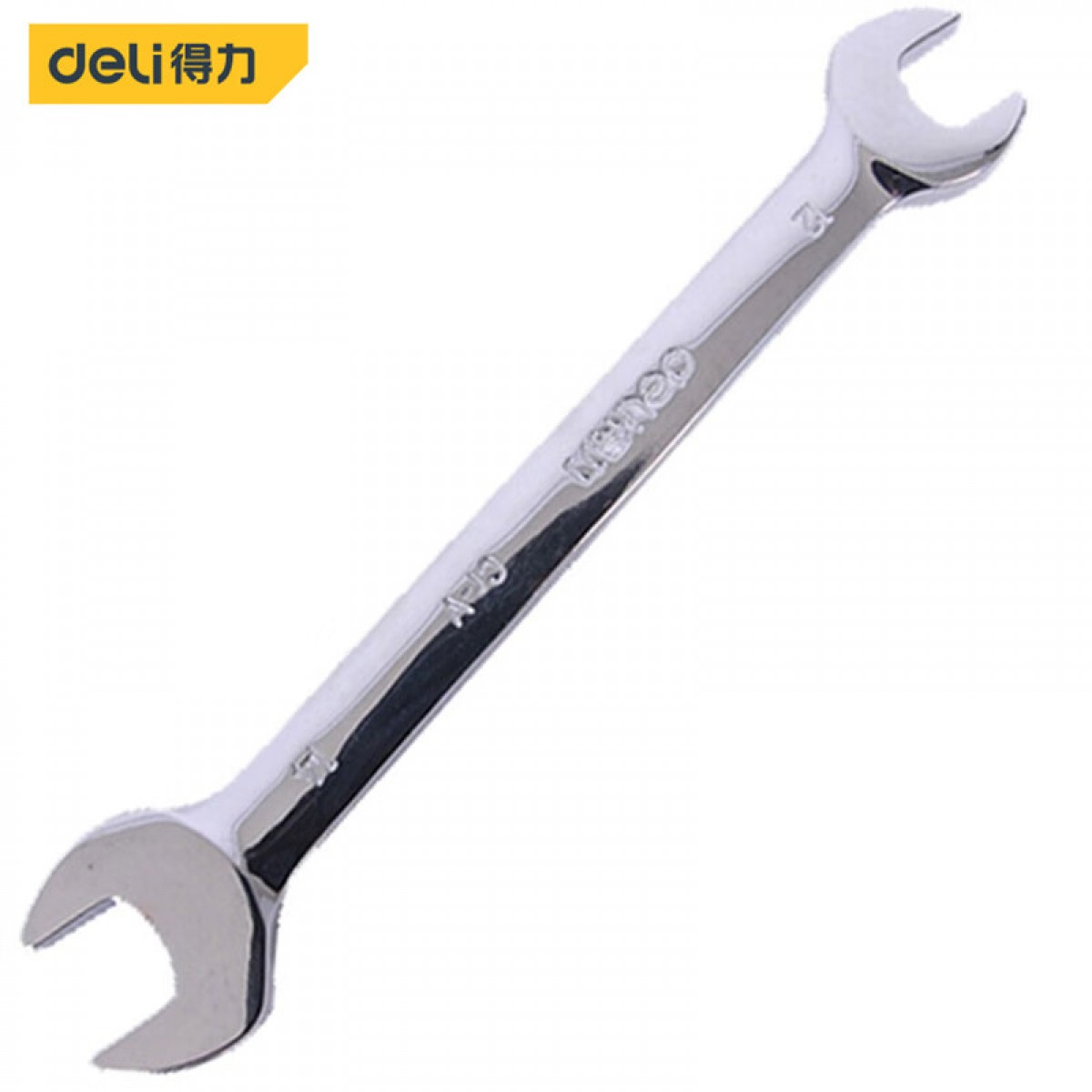得力 镜面双开口扳手双头汽修叉口固定呆头扳手 17x19mmDL161719 单位：把