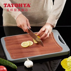 多样屋 乌檀木菜板双面砧板实木切菜板家用切水果剁肉案板 单位：个