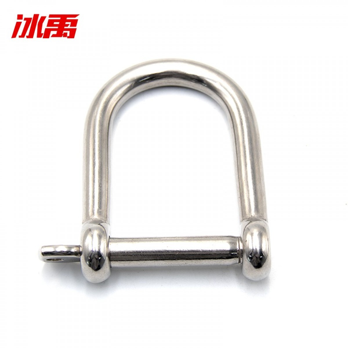 冰禹 BYZJ-120 316不锈钢加宽D型卸扣 U型伞绳登山起重行车吊装船用 M12 单位：个