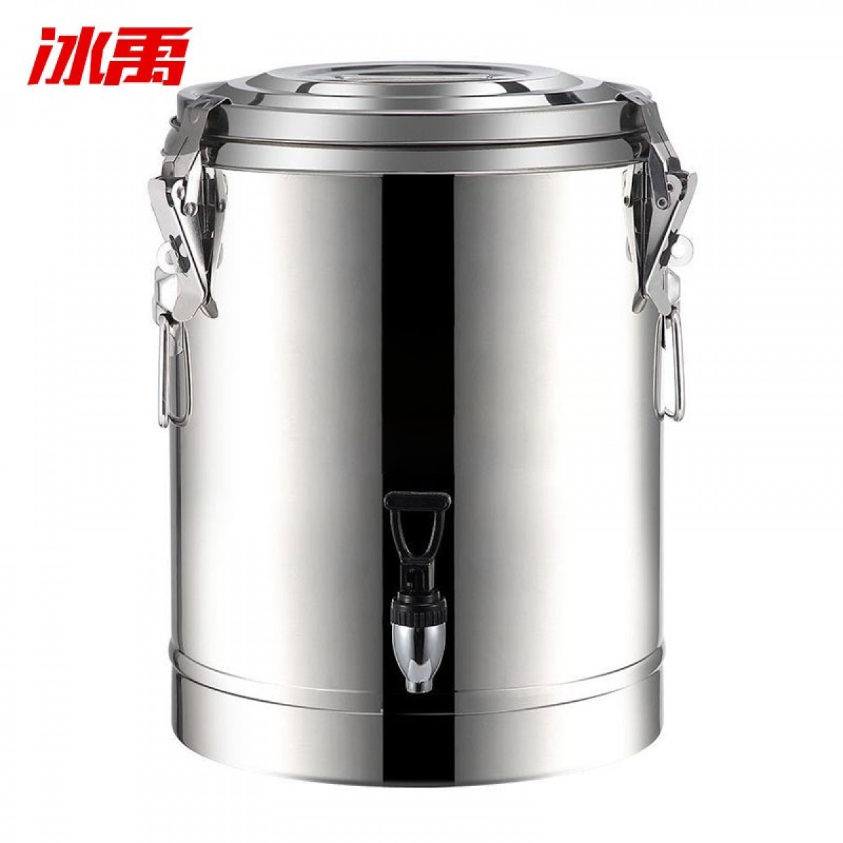 冰禹 BYlj-332 201不锈钢保温桶 商用饭桶豆浆桶汤桶保温保冷 单龙头10L 单位：个