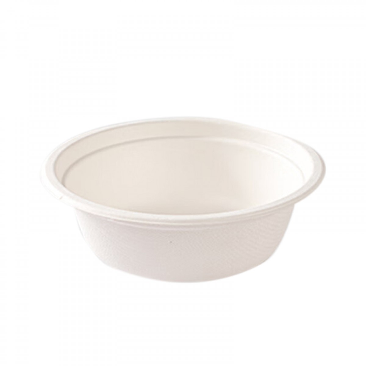 云蕾 一次性餐盘纸盘加厚可降解甘蔗纸浆圆形白色纸碗微波冰箱烧烤 【24只】135mm*8只*3包 单位：组