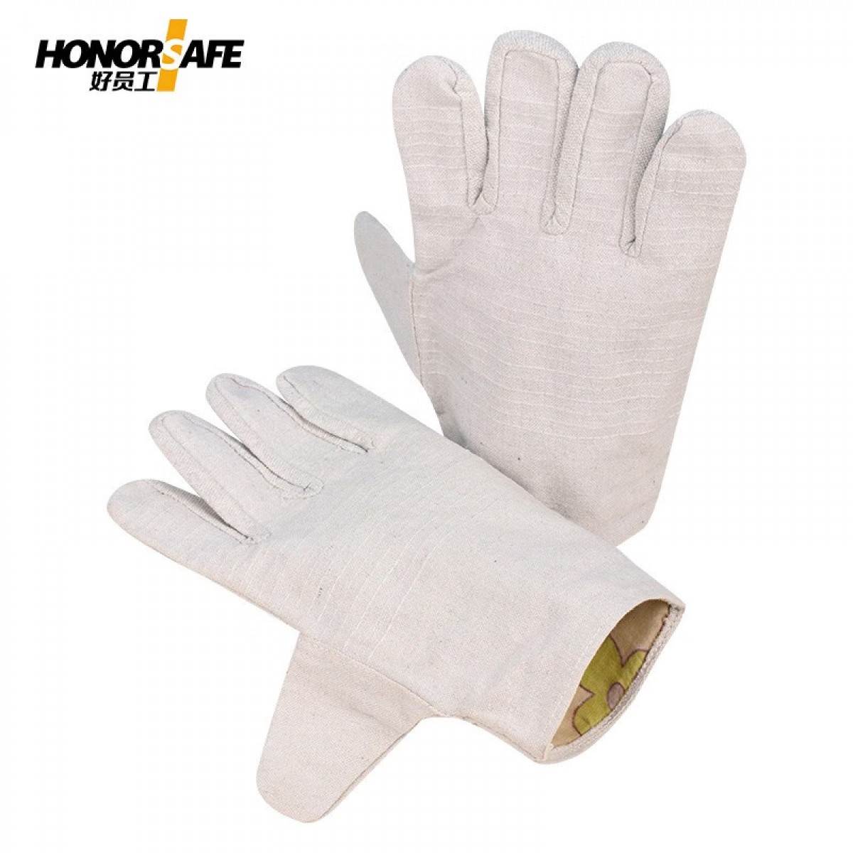 好员工 DH901 24线双层帆布手套劳保手套 均码 单位：副