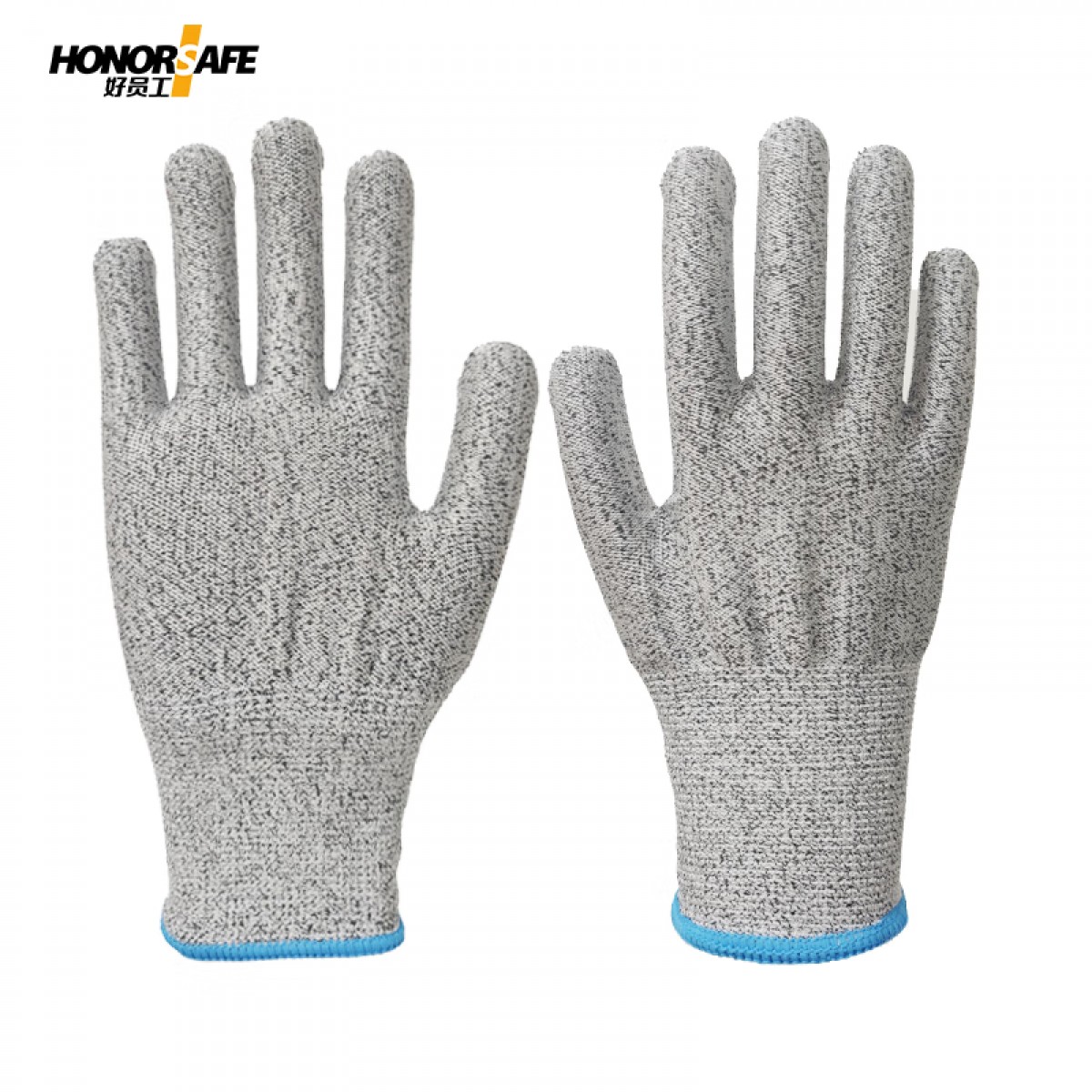 好员工 PE-101 13针灰HPPE五级防割耐磨劳保手套 均码  单位：副