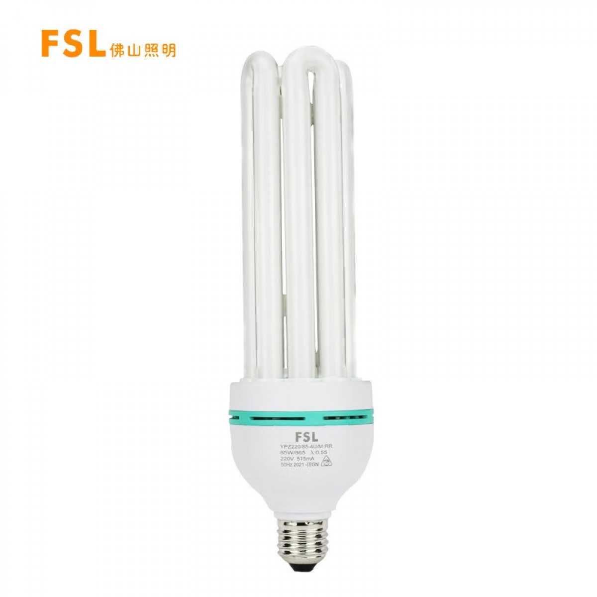 FSL佛山照明 T5火箭炮4U E27螺口220V 105W6500k白光大功率节能灯泡 单位：个