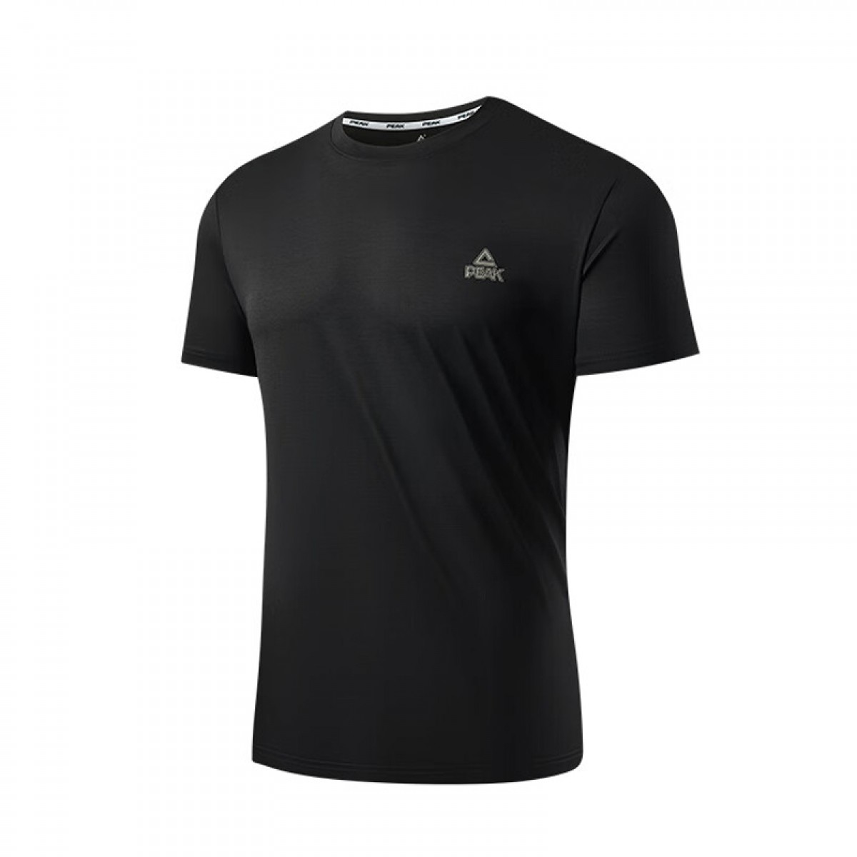 PEAK 匹克【冰巢科技】速干短袖t恤男夏季跑步运动冰丝短袖吸湿透气冰感短t 黑花灰/大白 【冰丝款】 S/M/L/XL/2XL/3XL/4XL 单位：件