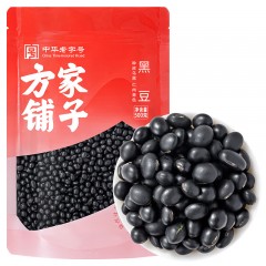 方家铺子 黑豆 五谷杂粮豆浆原料粗粮 500g /袋 单位：袋