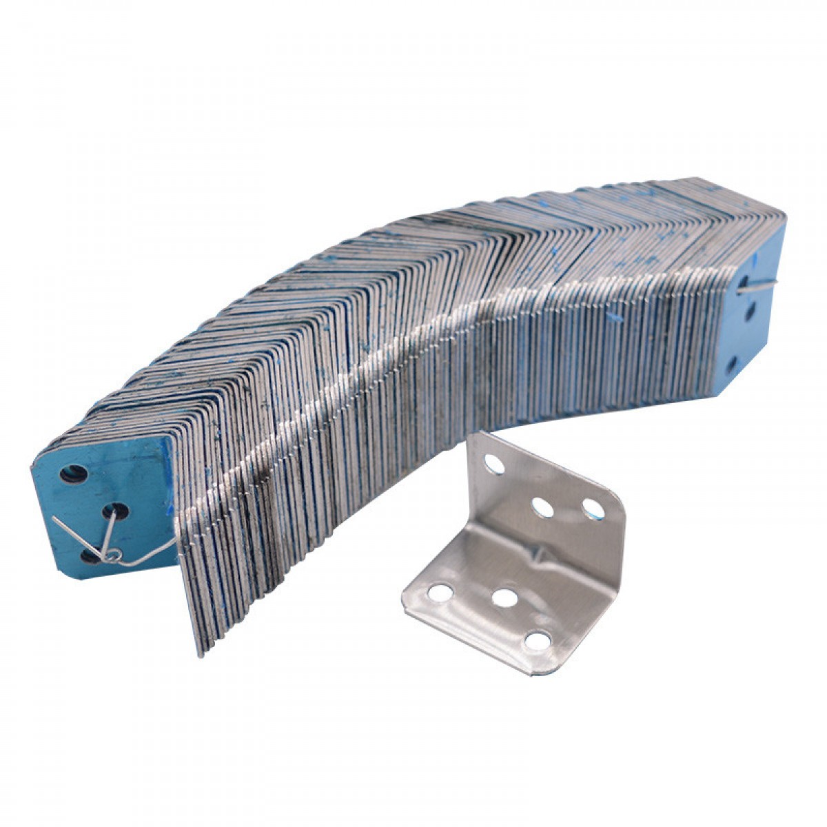 晟泰邦 不锈钢加厚角码90度直角L型桌椅橱衣柜固定连接件角铁 （20个装配120粒螺丝）单位：组