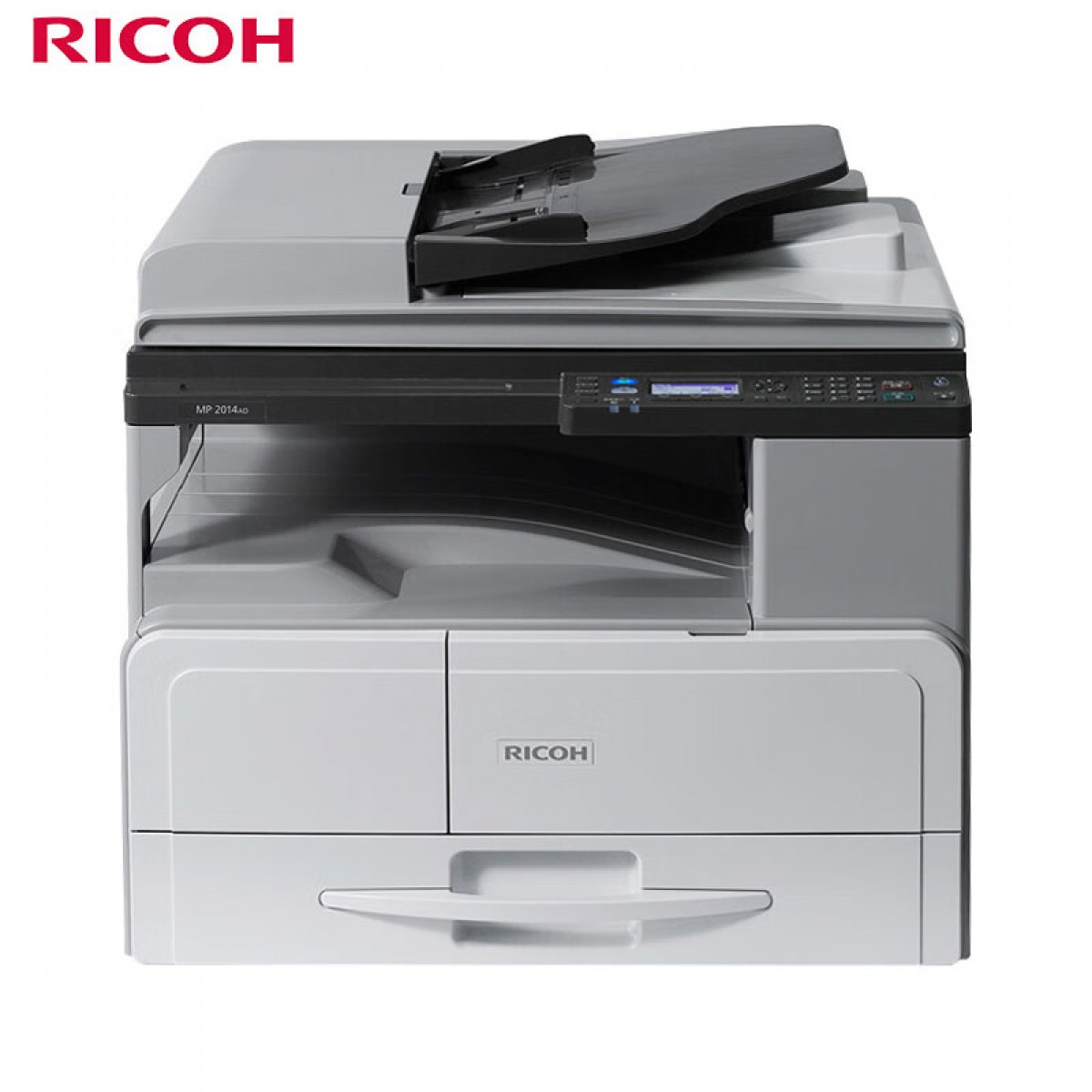 理光（Ricoh）MP 2014AD A3黑白激光多功能一体机 USB连接/打印/复印/扫描/送稿器 单位：台