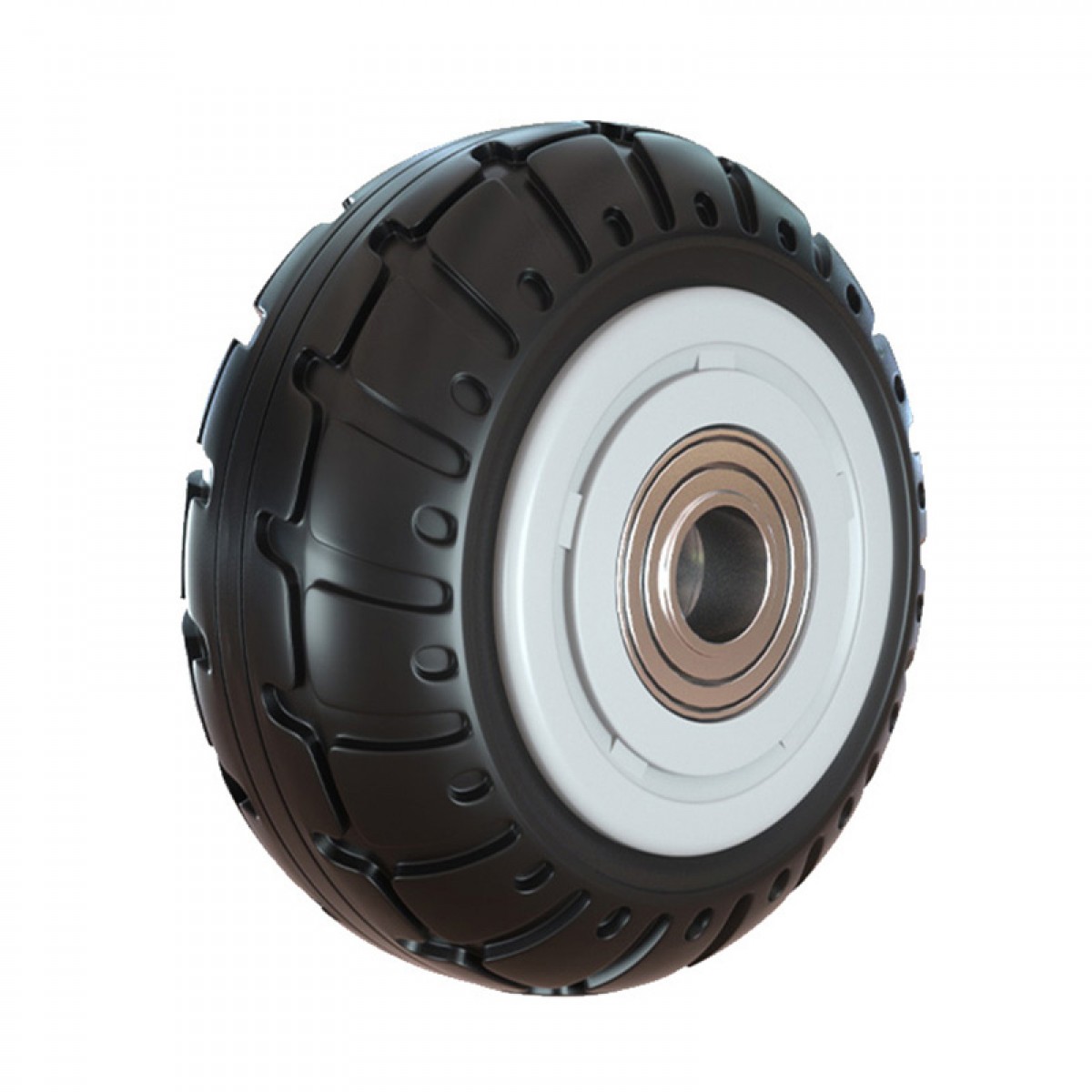 晟泰邦 橡胶重型静音轮子 工业小手推车轮子 3寸 中型悍马 单位：个