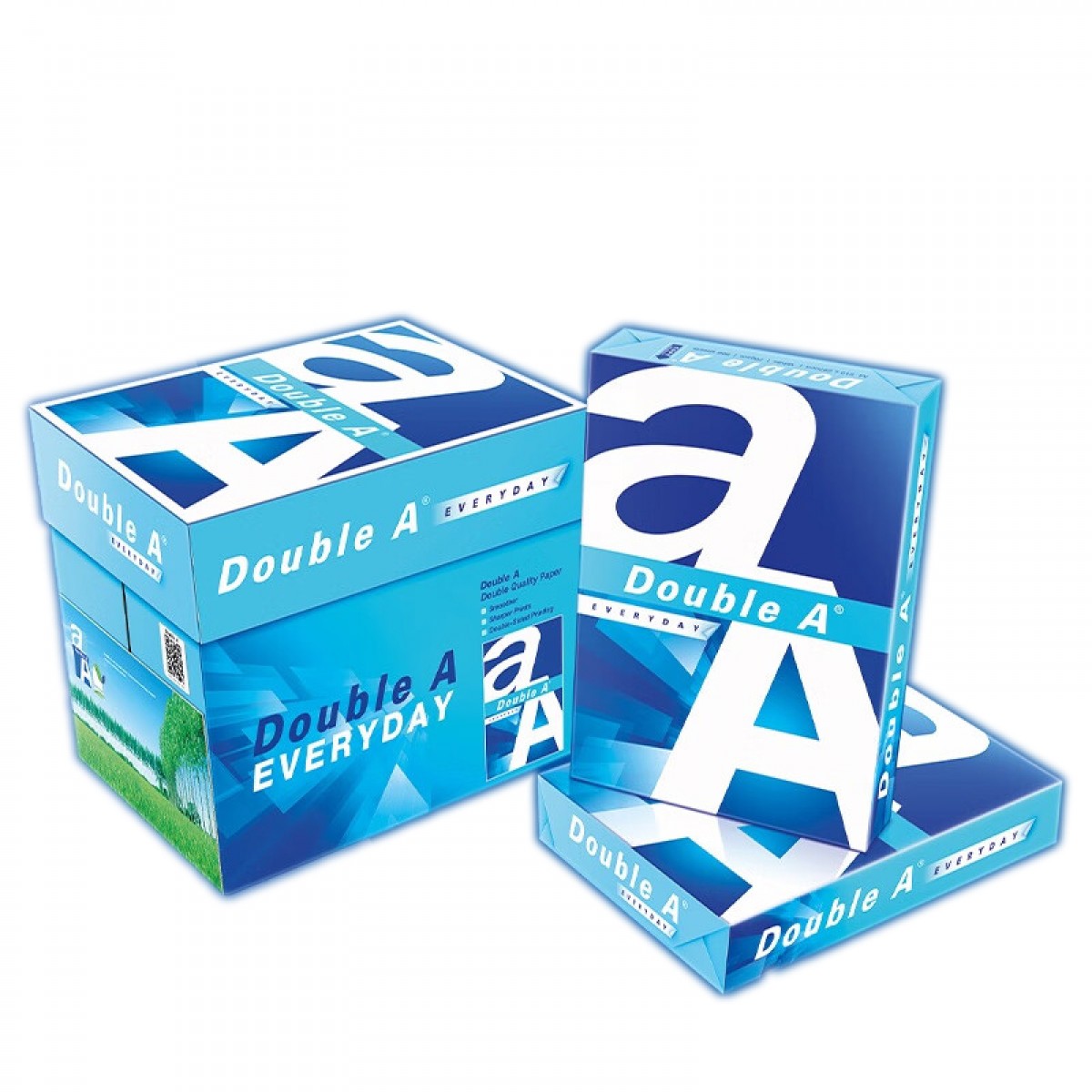 Double A 达伯埃70gA4复印纸办公用品打印纸整箱2500张  70g A4 2500张/箱 单位：箱