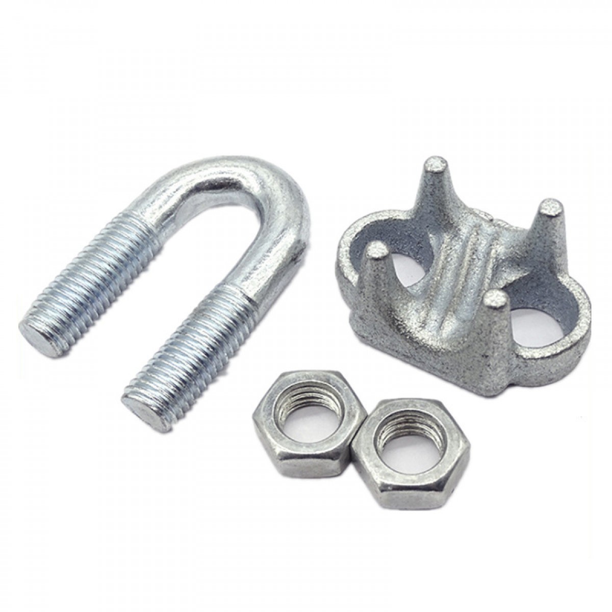 晟泰邦 热镀锌钢丝卡 钢丝绳安全锁扣 M8 单位：个