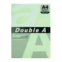 Double A a4纸达伯埃复印纸打印纸100张/包彩色复印纸单包 A4 80g 浅草绿色 单位：包