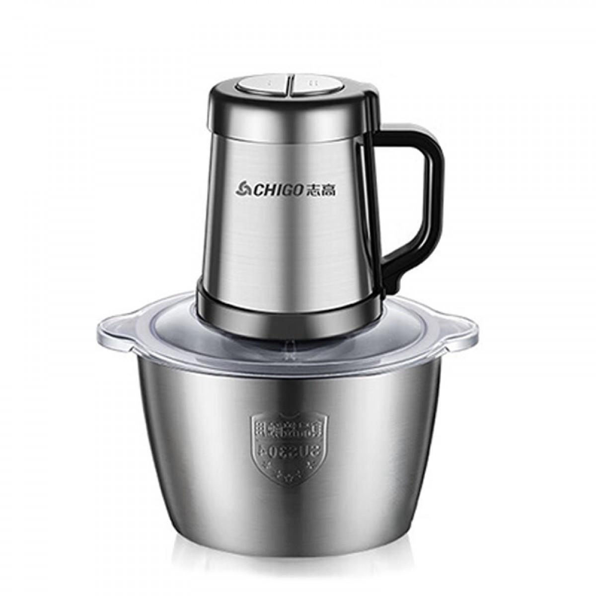 志高（CHIGO）绞肉机家用电动2L不锈钢多功能料理机碎肉打肉切碎搅拌机 两副刀头ZG-L805 单位：个