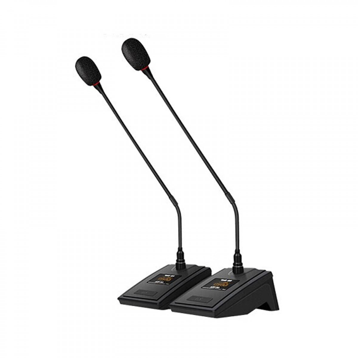 先科（SAST） OK-50工程会议麦克风桌面电容麦鹅颈式无线开会公共广播培训语音聊天演讲专业一拖二可调频话筒 单位：套