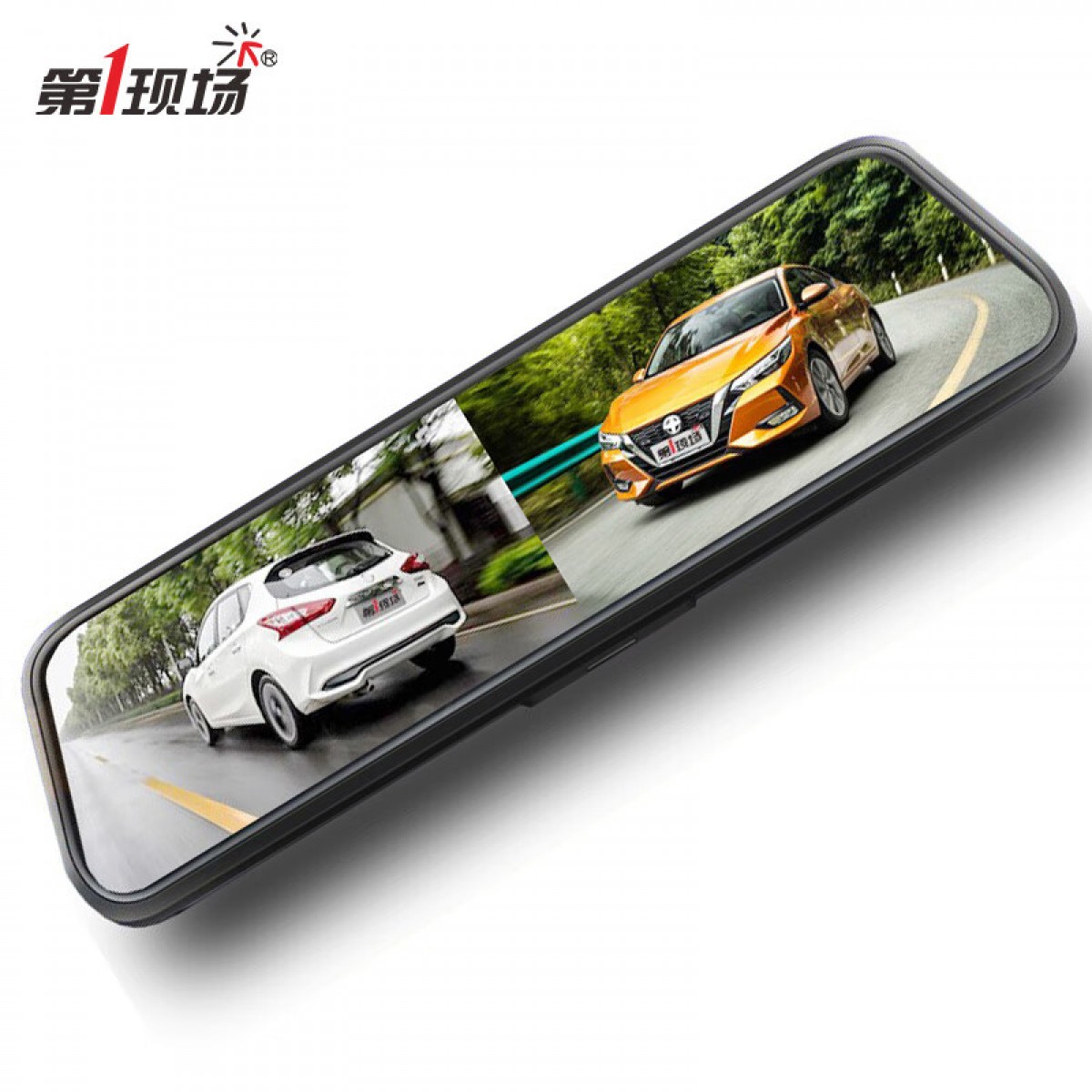 第一现场第1现场行车记录仪D5000无光夜视 9.66英寸触摸屏流媒体停车监控 流媒体/双录+64 单位：个