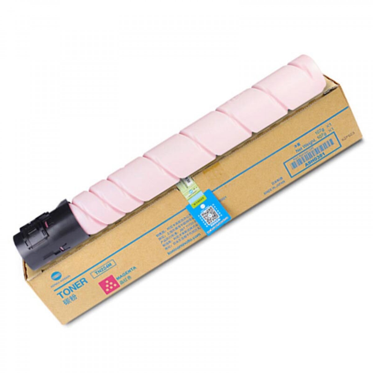 柯尼卡美能达 KONICA MINOLTA TN224M 柯美碳粉品红色标容墨粉（适用C7222/C7226/C256机型）印量5000页 单位：个