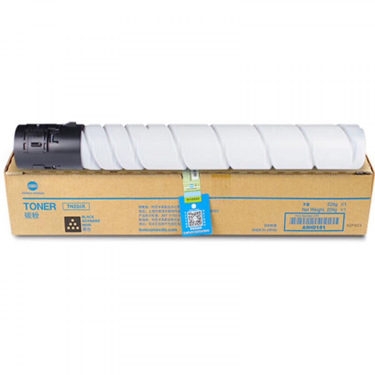 柯尼卡美能达 KONICA MINOLTA TN224K 柯美碳粉黑色高容墨粉 （适用C7222/C7226/C256机型）印量23000页 单位：个