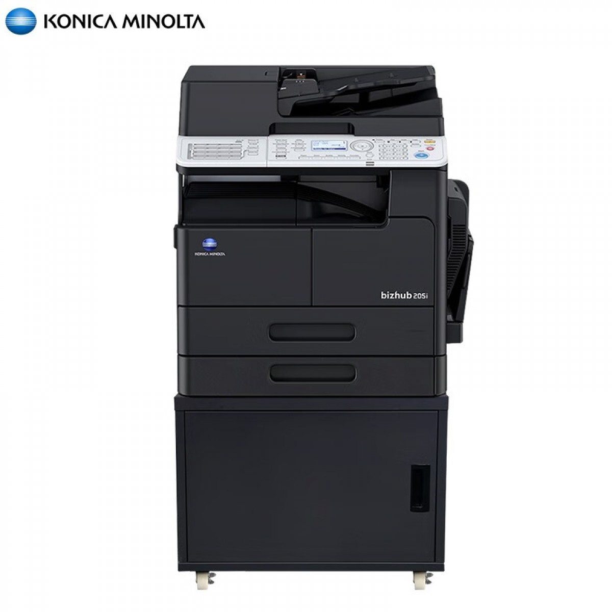 柯尼卡美能达 bizhub 205i A3黑白复印机a3a4打印机办公输稿器+双面器+双纸盒+工台 单位：台