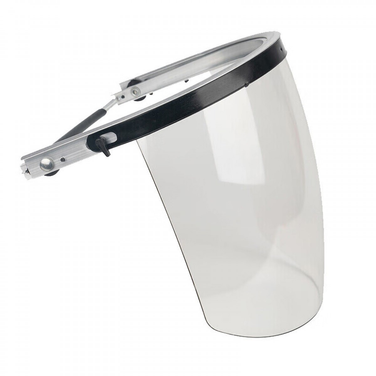 冰禹 BYC-100 铝支架面罩 轻便式电焊防护面屏 防冲击防强光 可配安全帽 支架白屏 单位：个