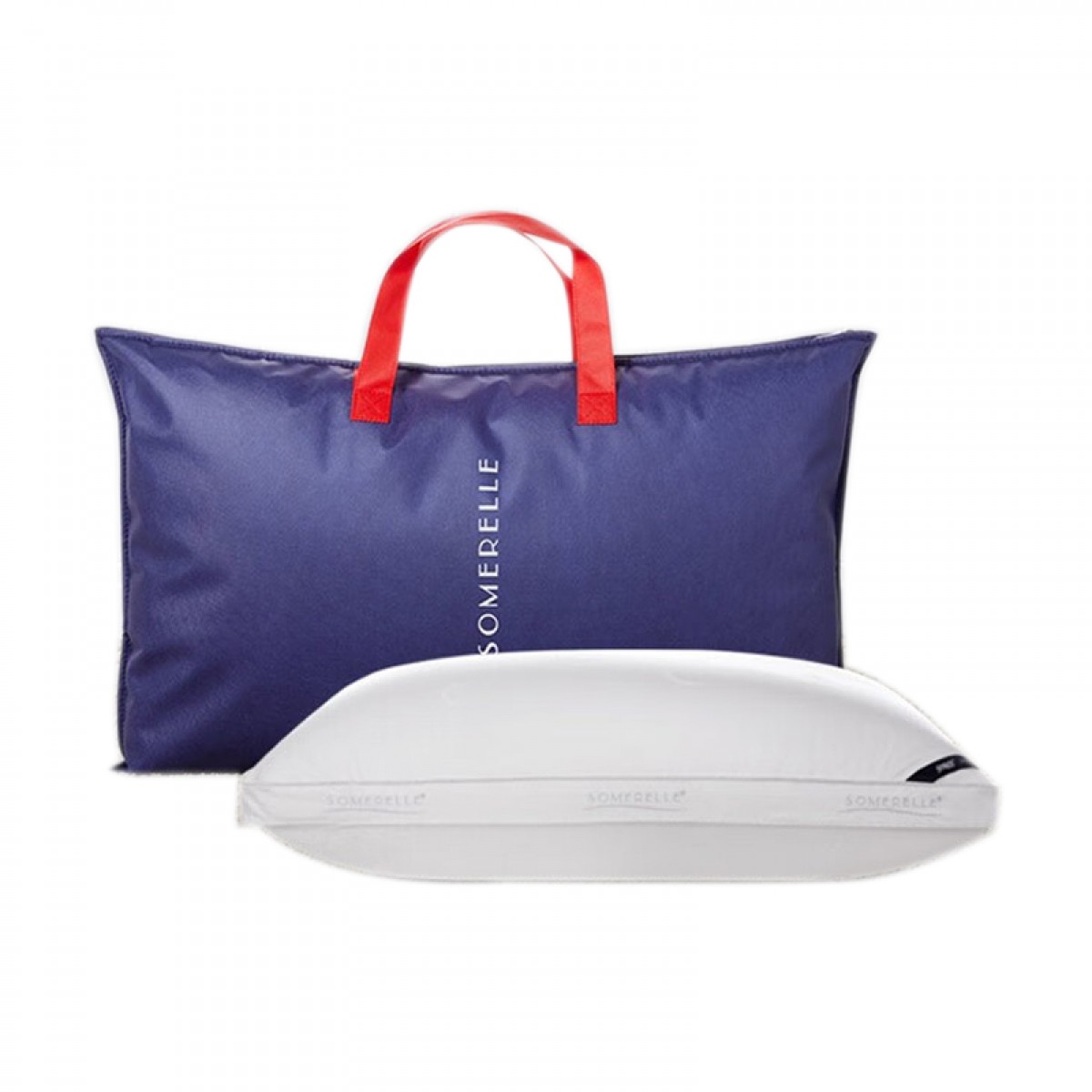 安睡宝(somerell）枕头芯VFT螺旋纤维枕芯全棉舒适型高弹枕棉 一只装 单位：个