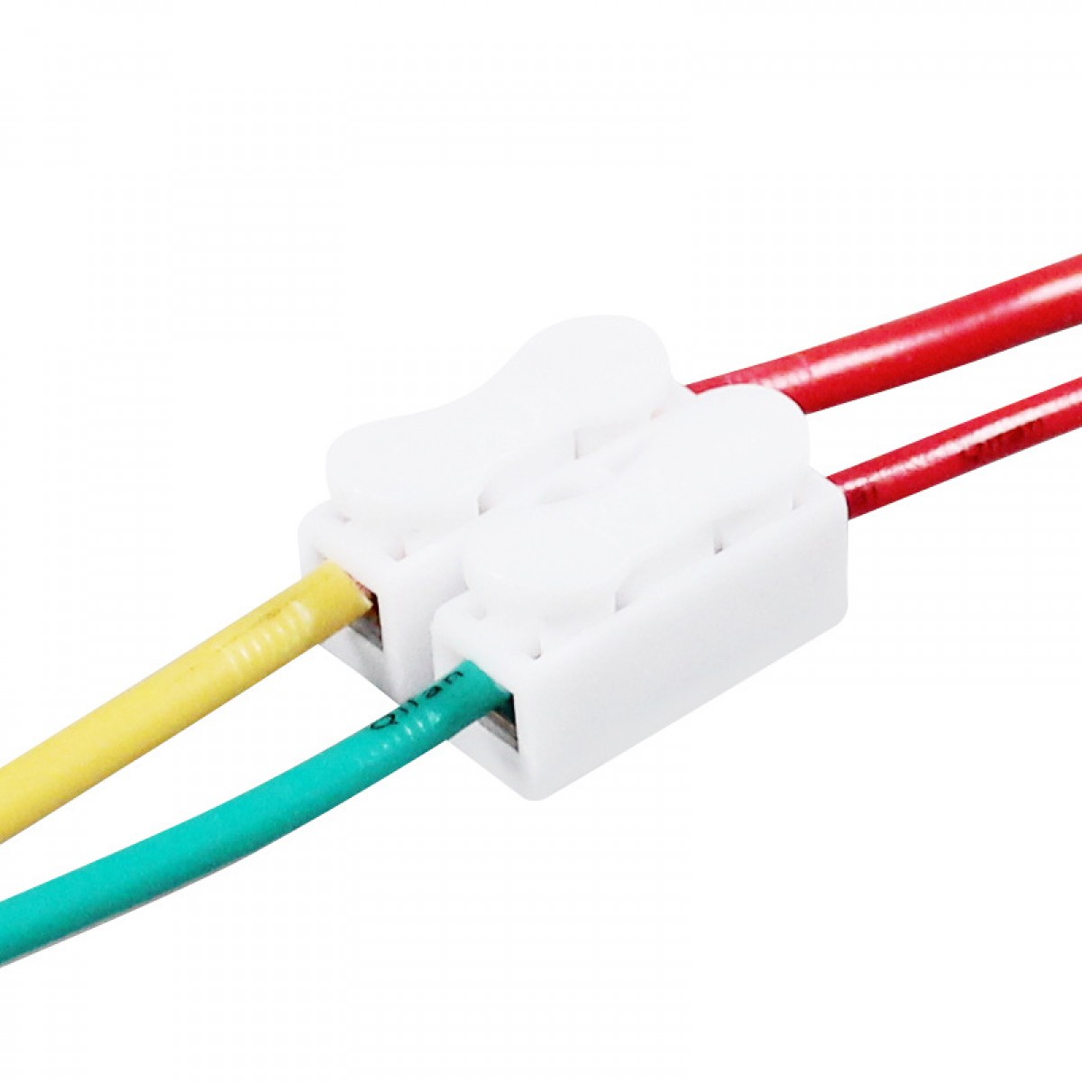 晟泰邦 CH2电线连接器2位按压式对接快速接线端子接线柱LED灯具对接排柱（26只）  单位：包