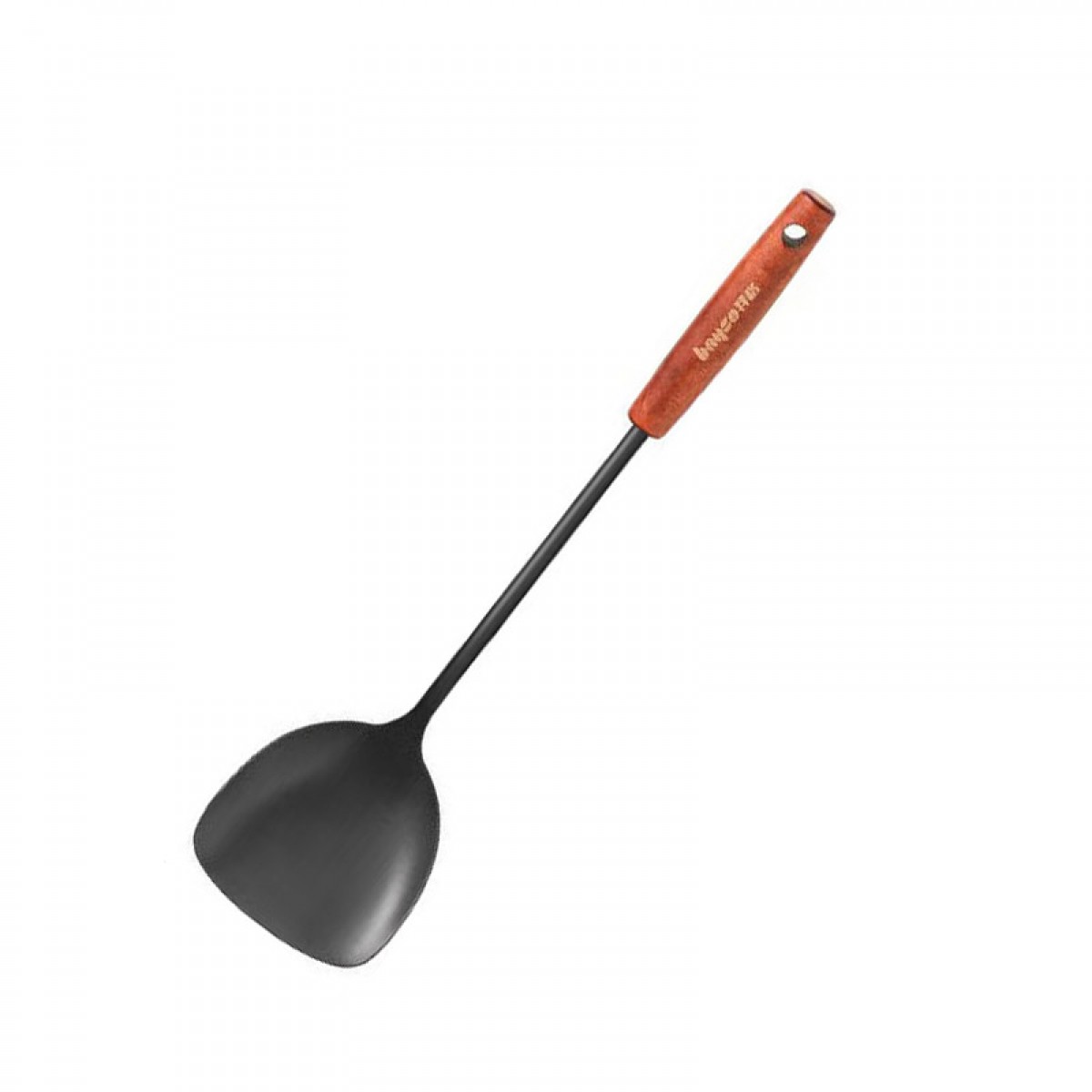 拜格（BAYCO）锅铲 家用炒菜铲加厚铁炒铲加长防烫木柄炒菜勺铁锅 BC19005 单位：个