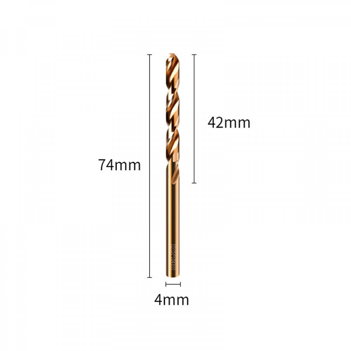 德力西 钨钢打孔专用不锈钢合金万能麻花钻超硬工业级钻头 4.0mm【1支装】 单位：支