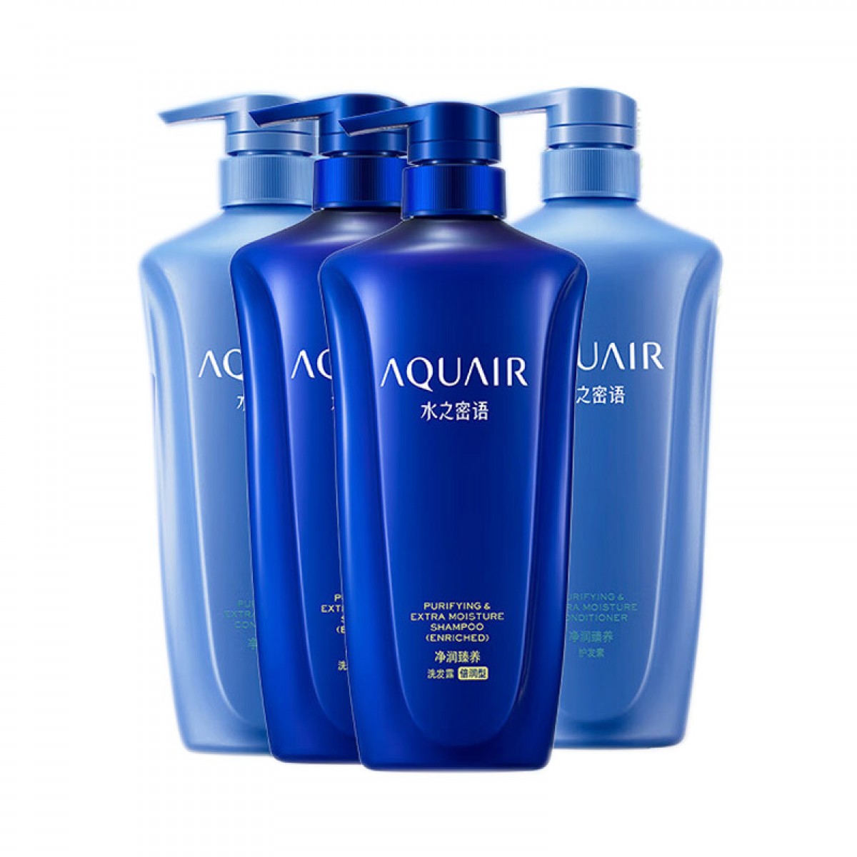 水之密语（AQUAIR）净润臻养洗护套装洗发水600ml*2+护发素600ml*2 单位：套