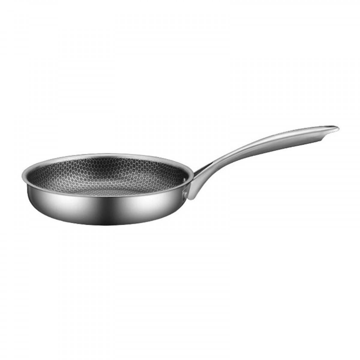 拜格（BAYCO）煎锅平底锅26CM 不锈钢涂层不粘锅早餐锅牛排煎蛋锅 BG19025 单位：个