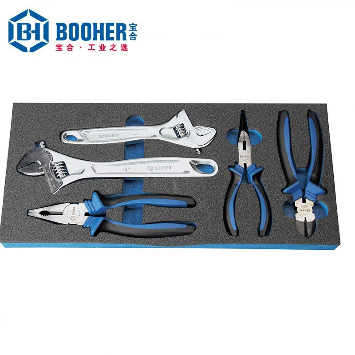 BOOHER 宝合套装工具 BH1803007 5件套钳类组套 单位：套