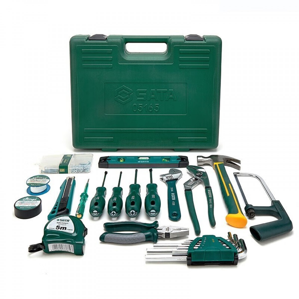 世达（SATA） 25件管道维修综合组套 家用工具箱多功能物业维修 05165 单位：套