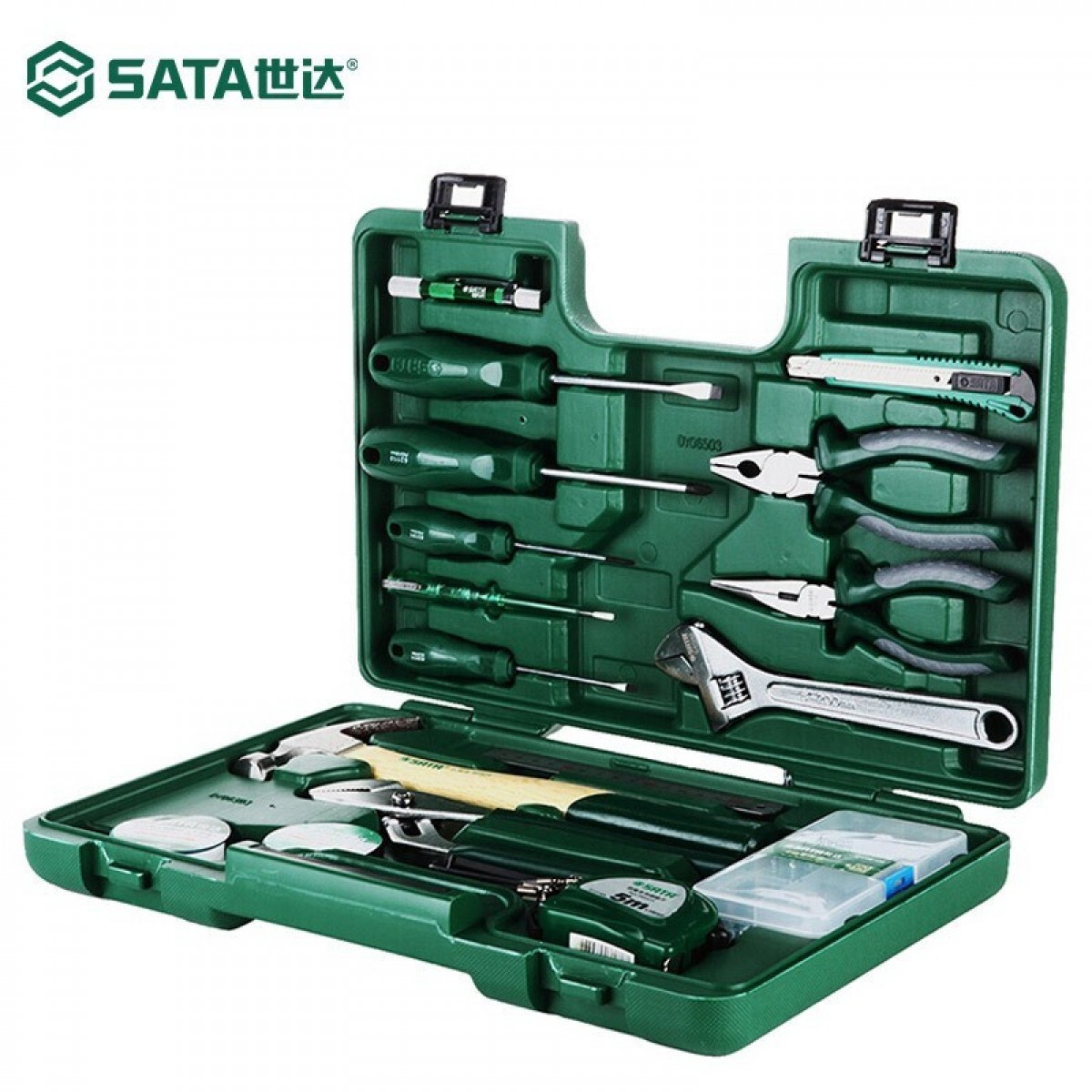 世达（SATA）36件物业维修工具套装多功能家用维修水电工工具包DY06503 单位：套