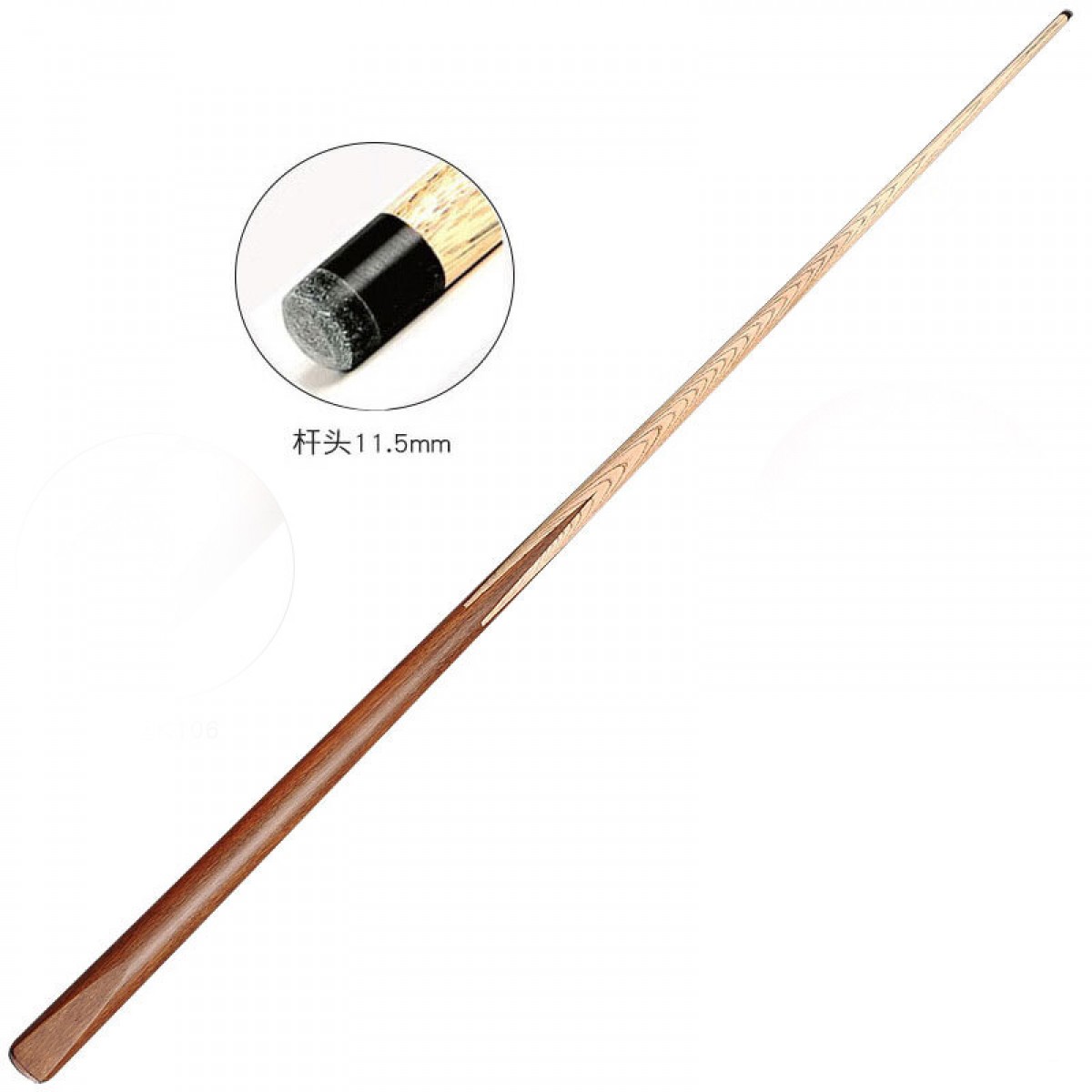 晟泰邦 台球杆波茨杆加重公杆白沙中式八球球杆斯诺克小头杆桌球杆 11.5mm中头杆 单位：支