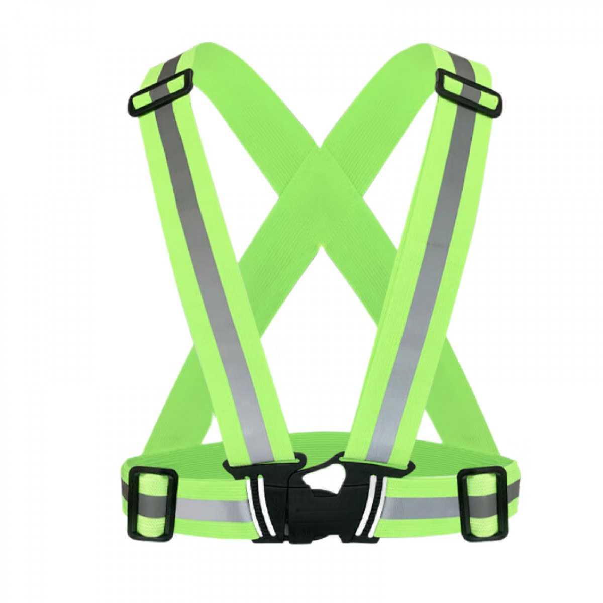 三茂 反光背心高亮夜晚反光安全背带弹力反光衣施工地 荧光黄反光背带 （六色可选：橙/粉/红/荧光黄/蓝色/黑） 单位：件