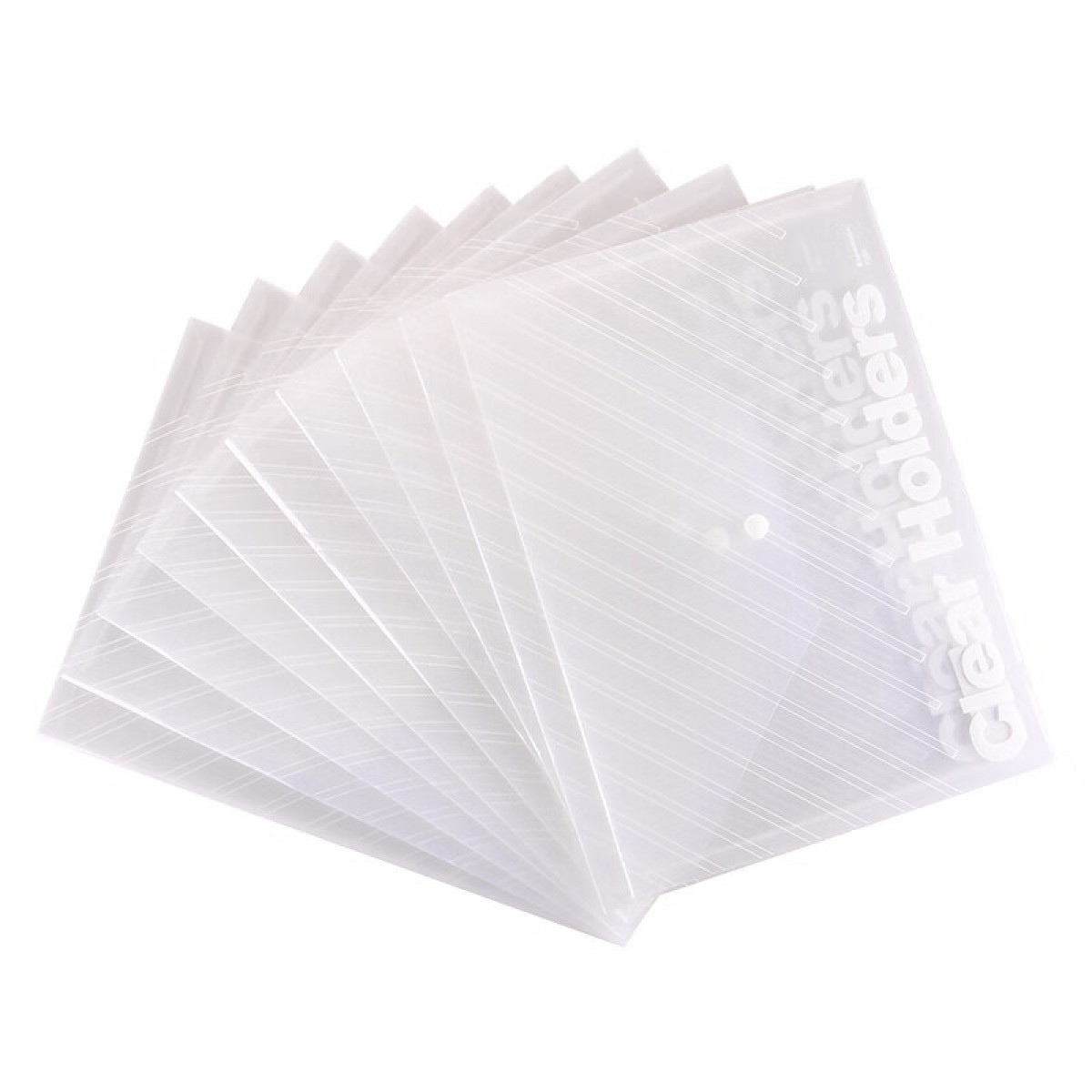 三木 P330 A4透明暗扣文件袋 10个/包 单位：包