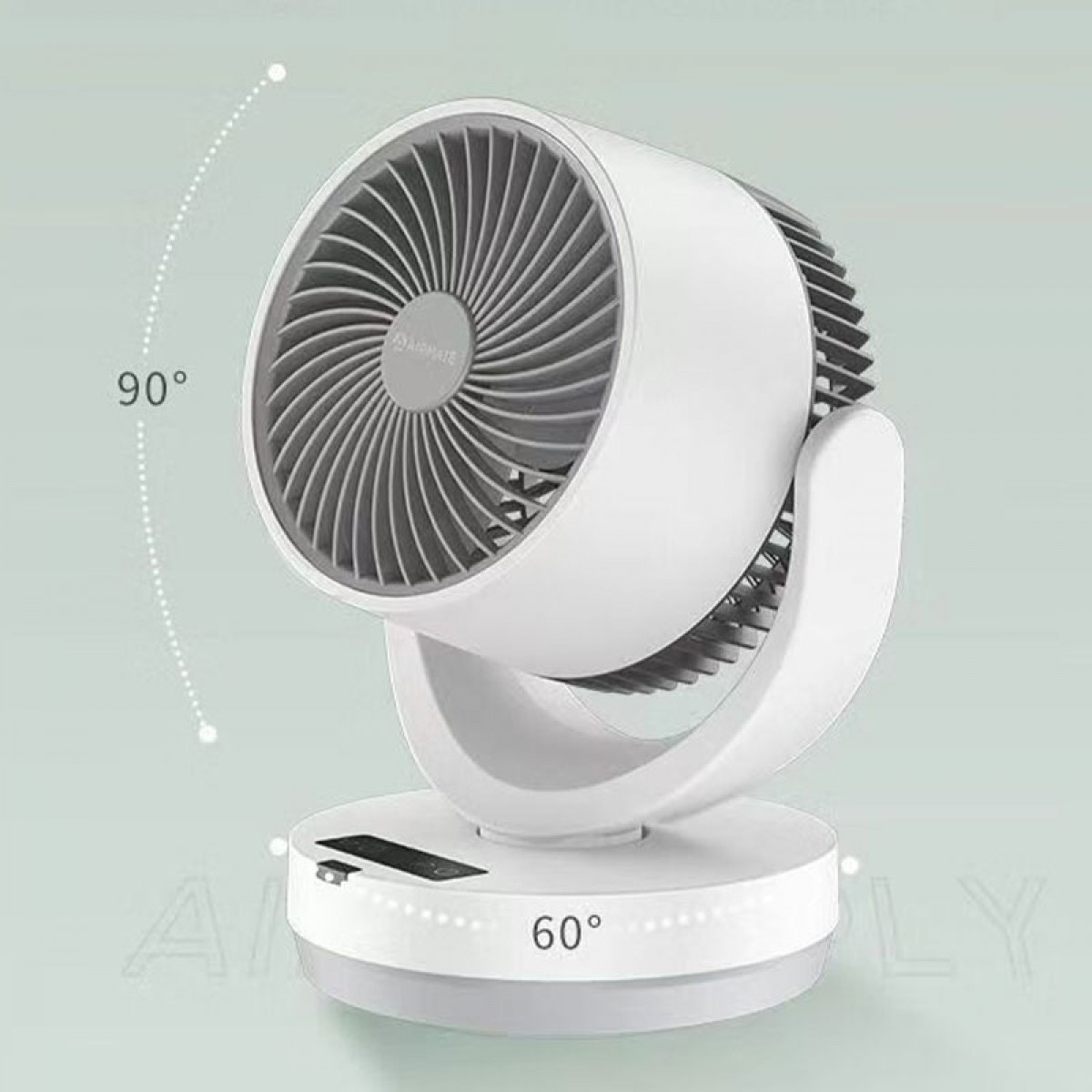 艾美特（AIRMATE）空气循环扇家用节能电风扇四季循环对流换气桌面小风扇大风量宿舍台式摇头轻音风扇 CA15-BD46 单位：台