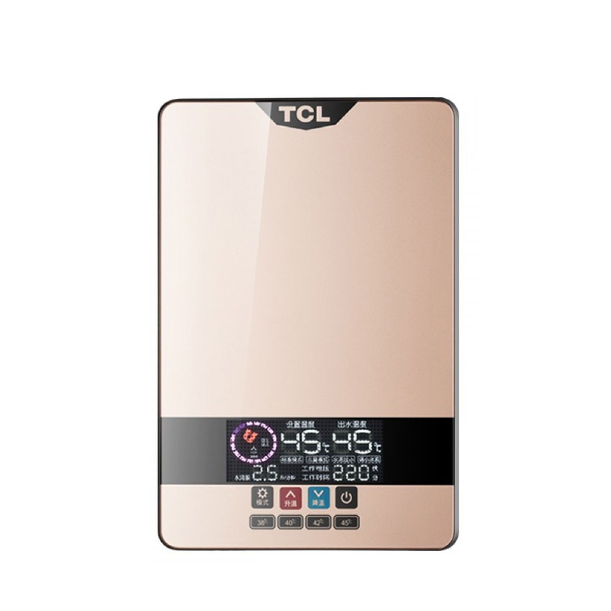 TCL 即热式电热水器电家用卫生间加热器速热洗澡器小型淋浴加热宝即开即热快速加热恒温洗澡机免储水 香槟金标准款 6000W 单位：台